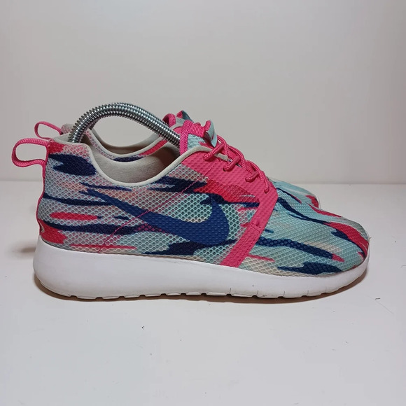 Nike Roshe One Flight Weight GS Blue/Pink 705486-401 Women Size 8.5 (283 Box 32) - Picture 2 of 9